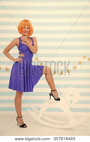 Sexy Girl Tamer. Tamer Of Horse. Charisma In Her Character. Sexy Girl In Fashion Wear. Confident In 