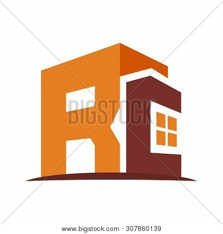 Icon Logo For The Construction Business, With Combinaation Of The Initials R & C