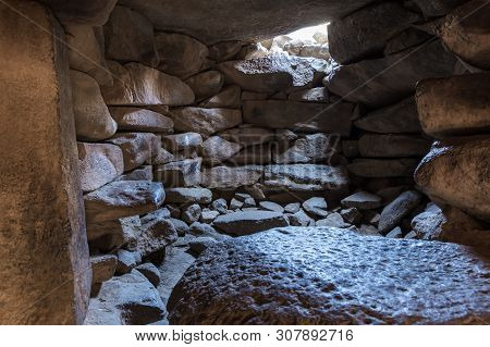 The Interior Of The Temple Of The Megalithic Complex Of The Early Bronze Age  - Wheels Of Spirits - 