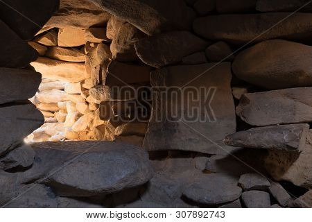 The Interior Of The Temple Of The Megalithic Complex Of The Early Bronze Age  - Wheels Of Spirits - 