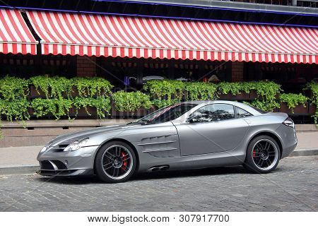 Kiev, Ukraine - September 5, 2017:  Mercedes-benz Slr Mclaren 722 Edition