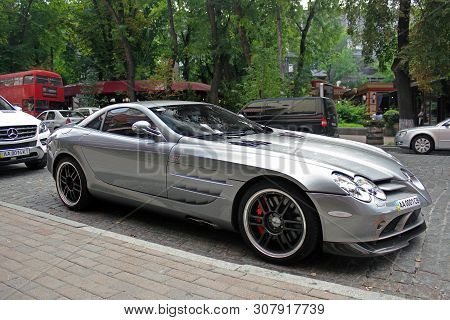 Kiev, Ukraine - September 5, 2017:  Mercedes-benz Slr Mclaren 722 Edition