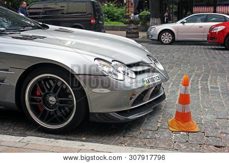 Kiev, Ukraine - September 5, 2017:  Mercedes-benz Slr Mclaren 722 Edition