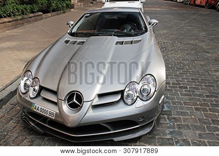 Kiev, Ukraine - September 5, 2017:  Mercedes-benz Slr Mclaren 722 Edition