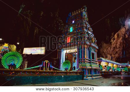 Batu Caves, Kuala Lumpur, May, 2019 : The Batu Caves Lord Murugan Statue, Malaysia