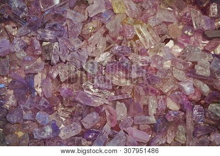 Kunzite Mineral Texture As Nice Natural Background
