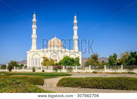 Sultan Qaboos Mosque in Rustaq, Oman