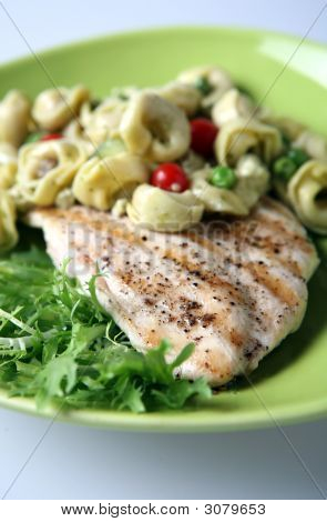 Grillad kyckling med Tortellini Pasta