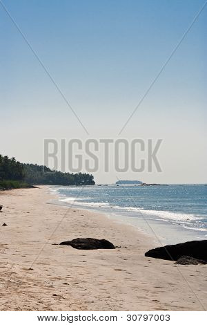 Stranden i Nothern-kerala, Indien