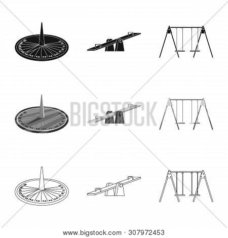 Vector Illustration Of Urban And Street Logo. Collection Of Urban And Relaxation Stock Vector Illust