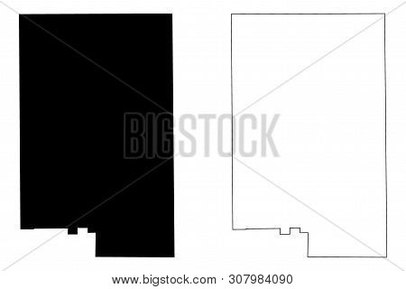 Duval County, Texas (counties In Texas, United States Of America,usa, U.s., Us) Map Vector Illustrat