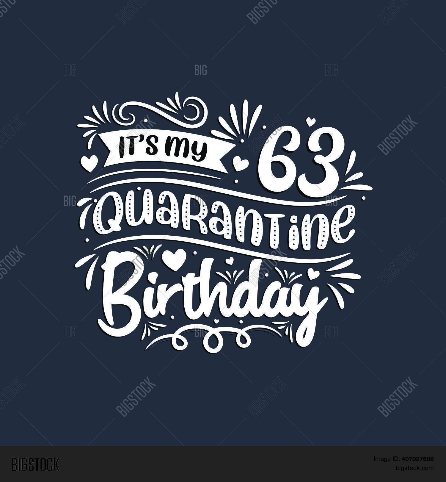 63rd Birthday Vector Photo Free Trial Bigstock