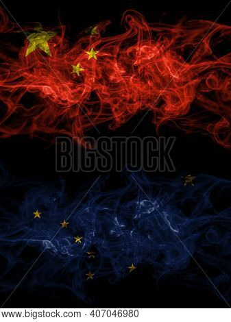 China, Chinese Vs United States Of America, America, Us, Usa, American, Alaska, Alaskan Smoky Mystic