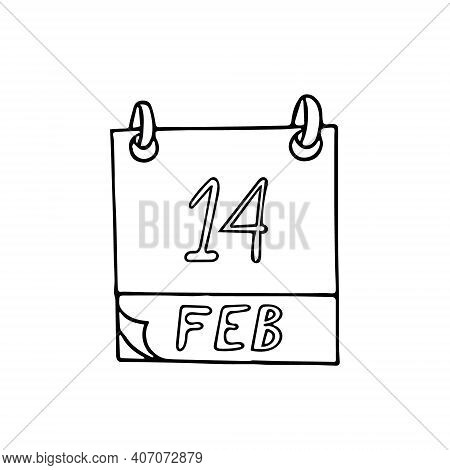 Calendar Hand Drawn Vector & Photo (Free Trial) | Bigstock