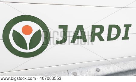 Bordeaux , Aquitaine France - 02 05 2021 : Jardi Brico Leclerc Sign Logo Super Store Brand Of Genera