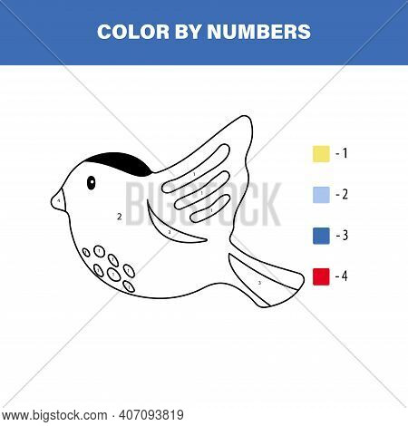 Color Cute Bird By Vector & Photo (Free Trial) | Bigstock