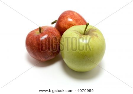 Apples Isolated On White Background