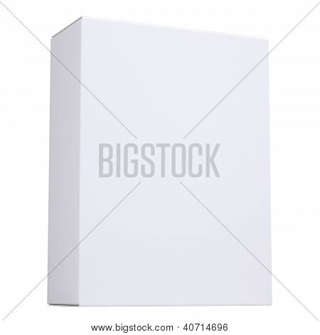 Bílá kartonová krabice