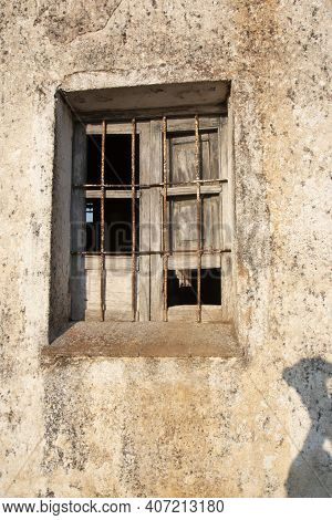 Old Broken Rustic Town House In Andalusia