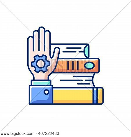 Hands-on Learning Rgb Color Icon. Workshop Icon. Learning By Doing. Getting New Practical Skills. Im