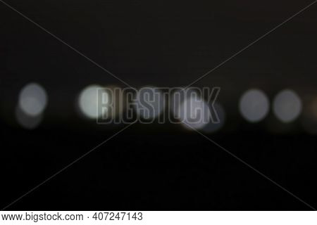 Blurred Background Black Dark With White Light