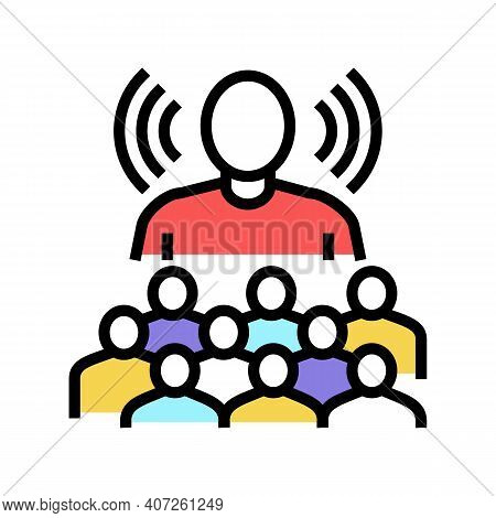Leadership Soft Skill Color Icon Vector. Leadership Soft Skill Sign. Isolated Symbol Illustration