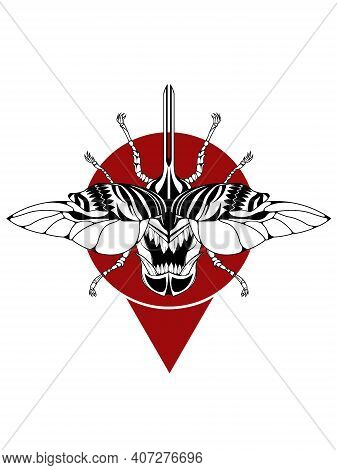 The Bee Beetle Shinigami Style Sword Mask Calibur