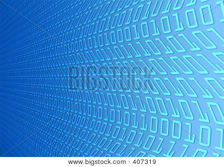Binary Code Wave
