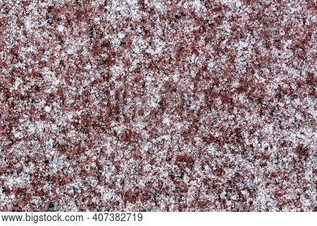 Abstract Frozen Ice Background. Frozen Raindrops, Freezing Rain Close Up. Winter Abstract White-brow