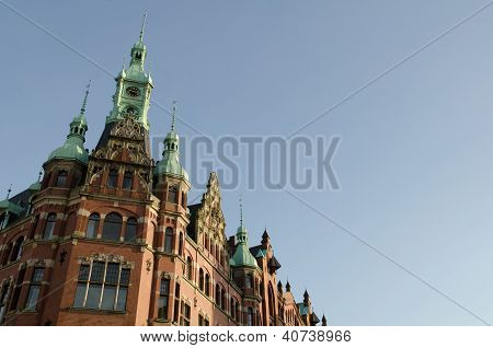 Hamborg - historiske Speicherstadt