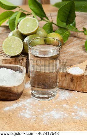 Baking Soda - Sodium Bicarbonate, Water And Lemon.