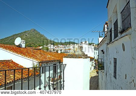 Village Algatocin, Beautifully Nestled In The Serrania De Ronda, Andalusia, Spain