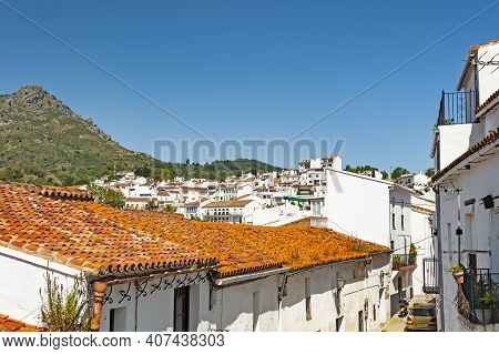 Algatocin, Spain - May 25, 2017: Village Algatocin, Beautifully Nestled In The Serrania De Ronda, An