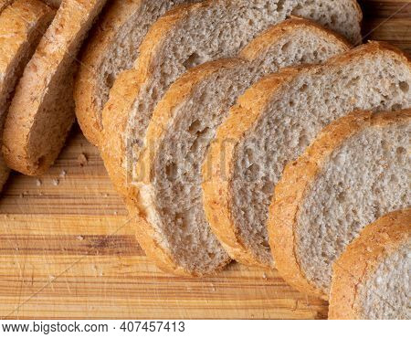 A Sandwich Cut In Half High Quality Photo