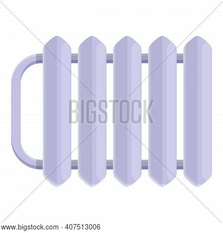 Home Calorifer Icon. Cartoon Of Home Calorifer Vector Icon For Web Design Isolated On White Backgrou