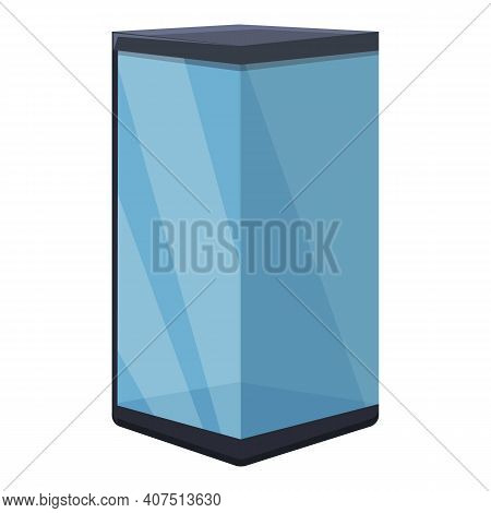 Douche Shower Stall Icon. Cartoon Of Douche Shower Stall Vector Icon For Web Design Isolated On Whit