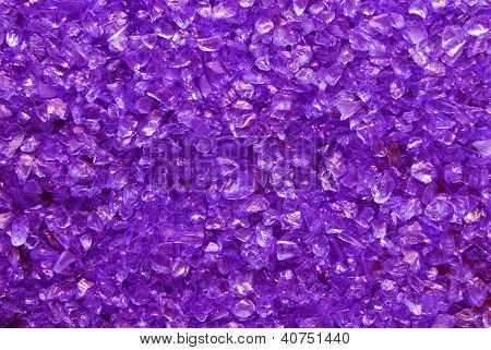 sfondo di granuli di vetro viola