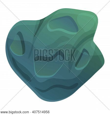 Asteroid Belt Icon. Cartoon Of Asteroid Belt Vector Icon For Web Design Isolated On White Background