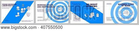 Employee Adaptation Brochure Template. New Worker Orientation. Flyer, Booklet, Leaflet Print, Cover 