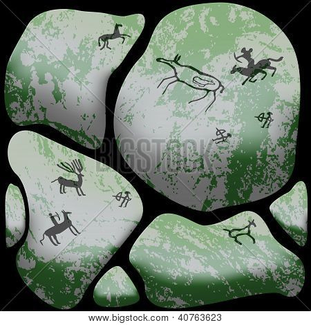Arte rupestre de piedra