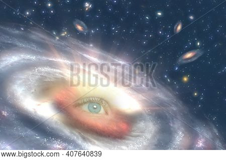The Concept Of Clairvoyance. A Piercing Look Into The Future. Paranormal Abilities, Clairvoyance, Di