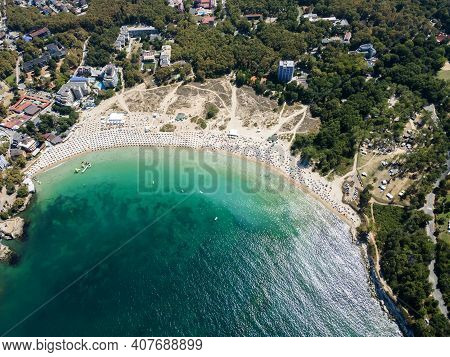 Amazing Aerial View Of Town Of Kiten, Burgas Region, Bulgaria