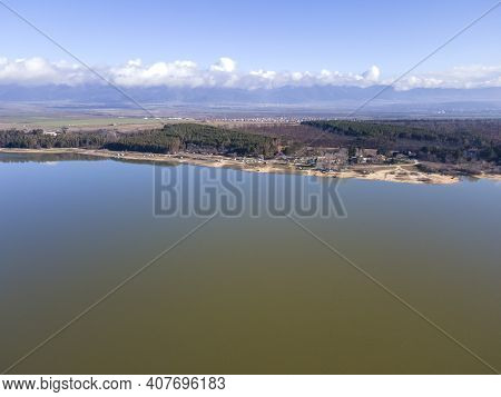 Aerial View Of Koprinka Reservoir, Stara Zagora Region, Bulgaria