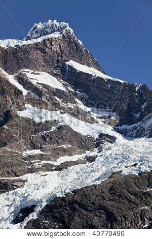 Mountain Peak At Torres Del Paine