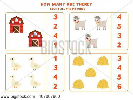 Count All Farm Vector & Photo (Free Trial) | Bigstock