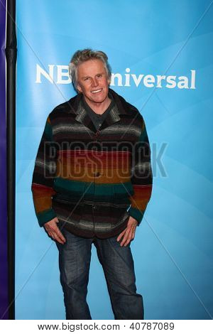 LOS ANGELES - Ocak 6: Gary Busey NBCUniversal 2013 TCA kış basın turu Langham Hunt de katılır.