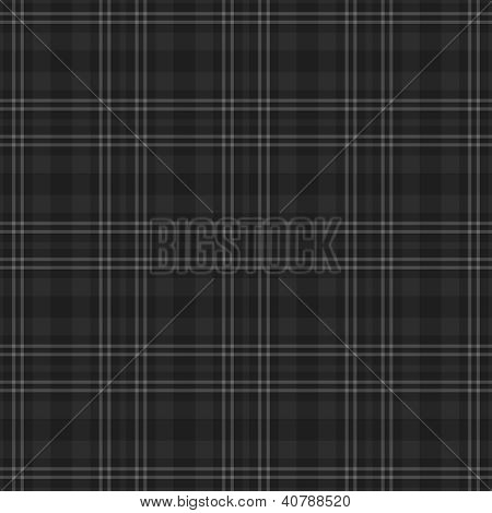 Bezešvá černá & Grey Plaid