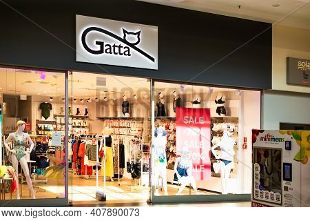 Czeladz, Poland -31.07.2020 - Gatta Clothing Store In Czeladz