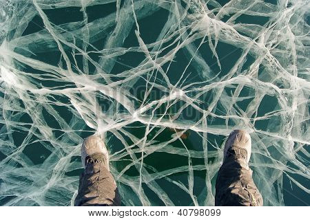 En el hielo Baikal