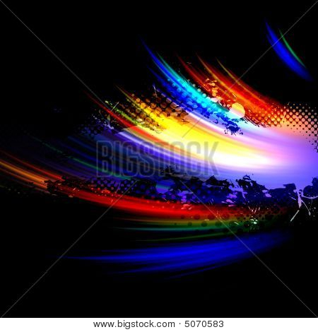 Duha postříkat rozložení